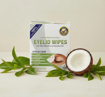 Box of 30 Lunovus eye wipes for daily hygiene