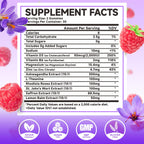 MEENCCD dietary supplement packaging highlighting the sugar-free and raspberry flavour callouts.