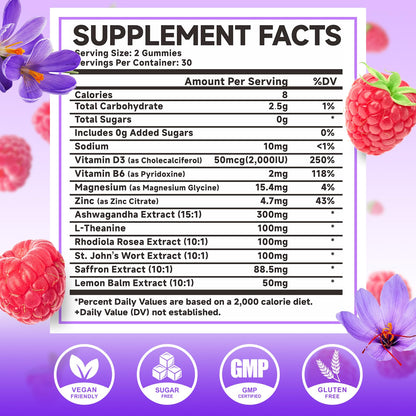 MEENCCD dietary supplement packaging highlighting the sugar-free and raspberry flavour callouts.