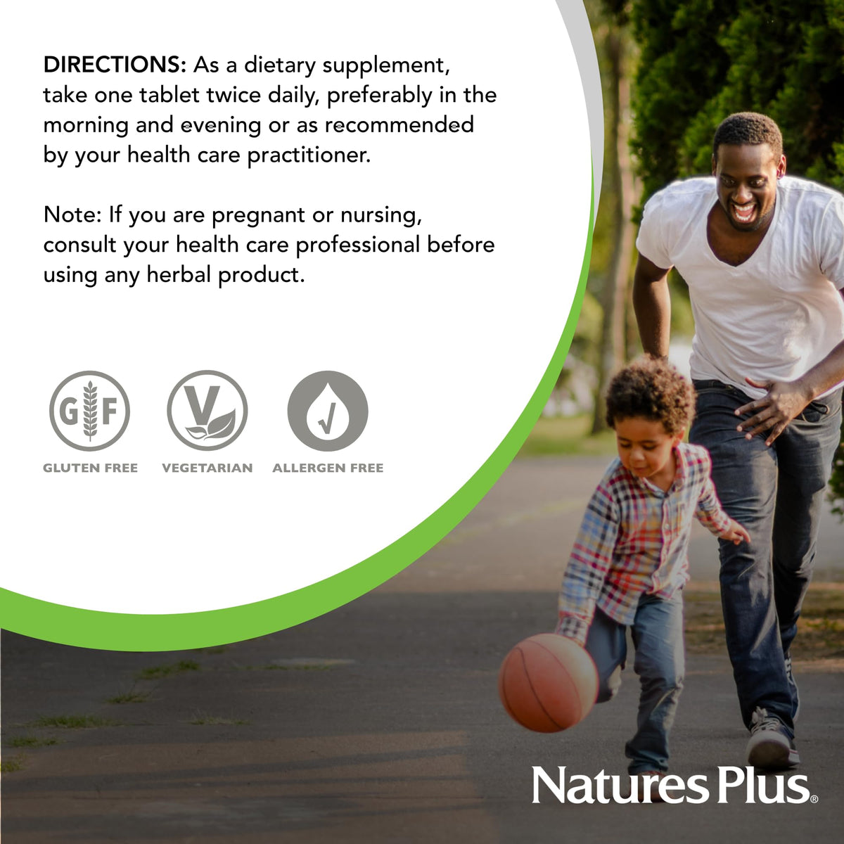 NaturesPlus Herbal Actives St. Johns Wort 60 tablets bottle in lifestyle setting