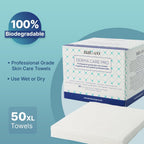 Nat and Co Derma Care Pro professional grade face towels brand logo