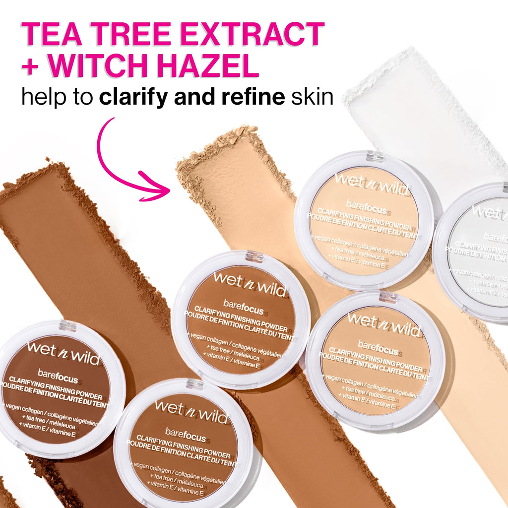 Wet N Wild Bare Focus Clarifying Finishing Powder shade label detail