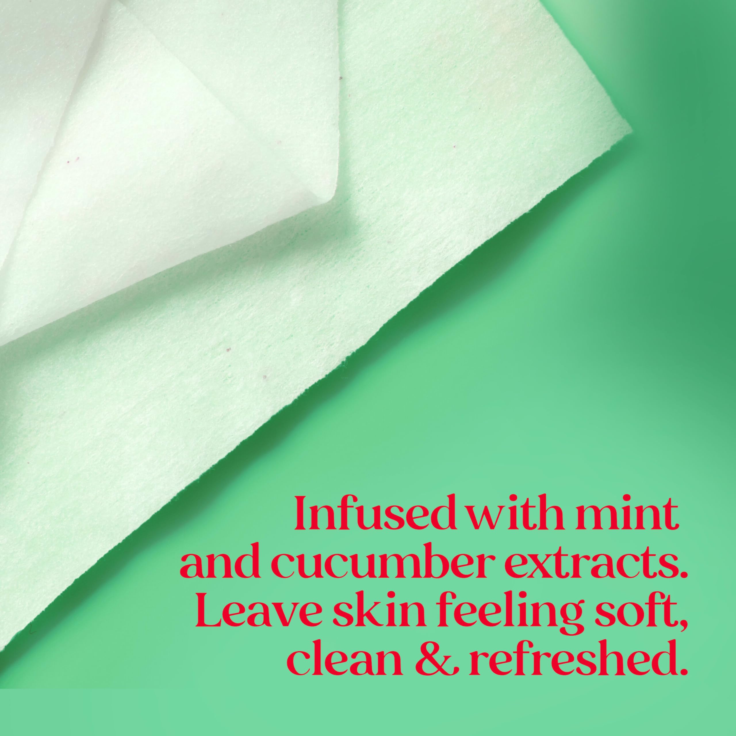 Dermatologist tested natural origin skincare wipes for all skin types