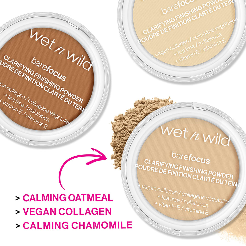 Wet N Wild Bare Focus Clarifying Finishing Powder texture closeup