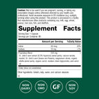 Standard Process St Johns Wort IMT herbal supplement side label showing supplement facts