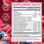 Close up view of the 60 sugar free blueberry flavored relaxation gummies from Klinovium