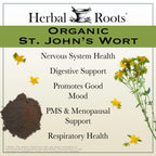 Pure Mountain Botanicals Herbal Roots extra strength St Johns Wort capsule size and appearance.
