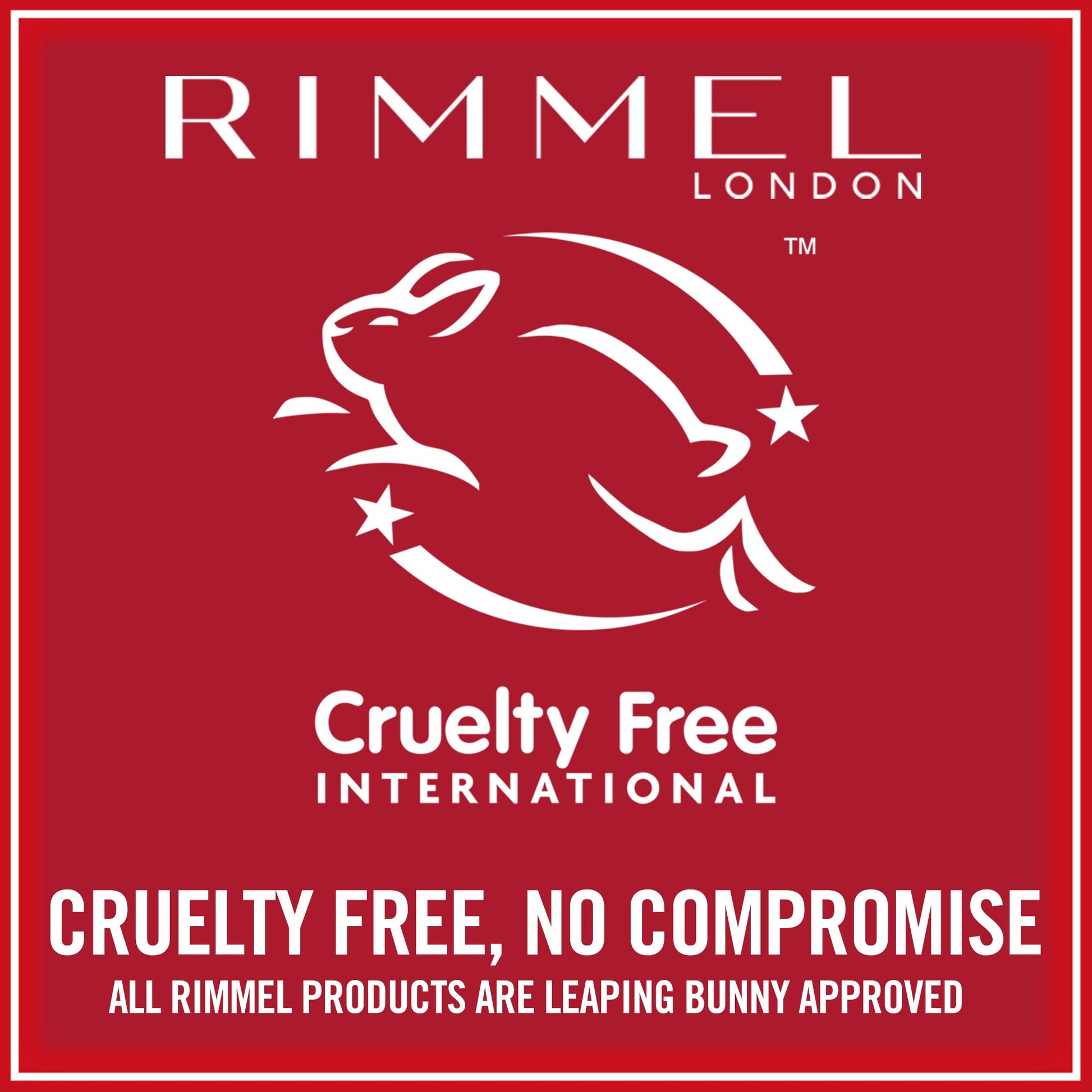 Close up of Rimmel London Stay Matte 001 logo