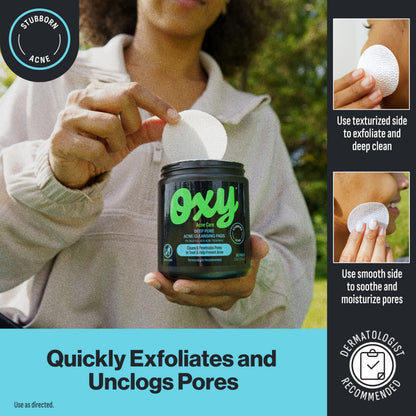 Authentic USA imported Oxy cleansing pads for stubborn acne