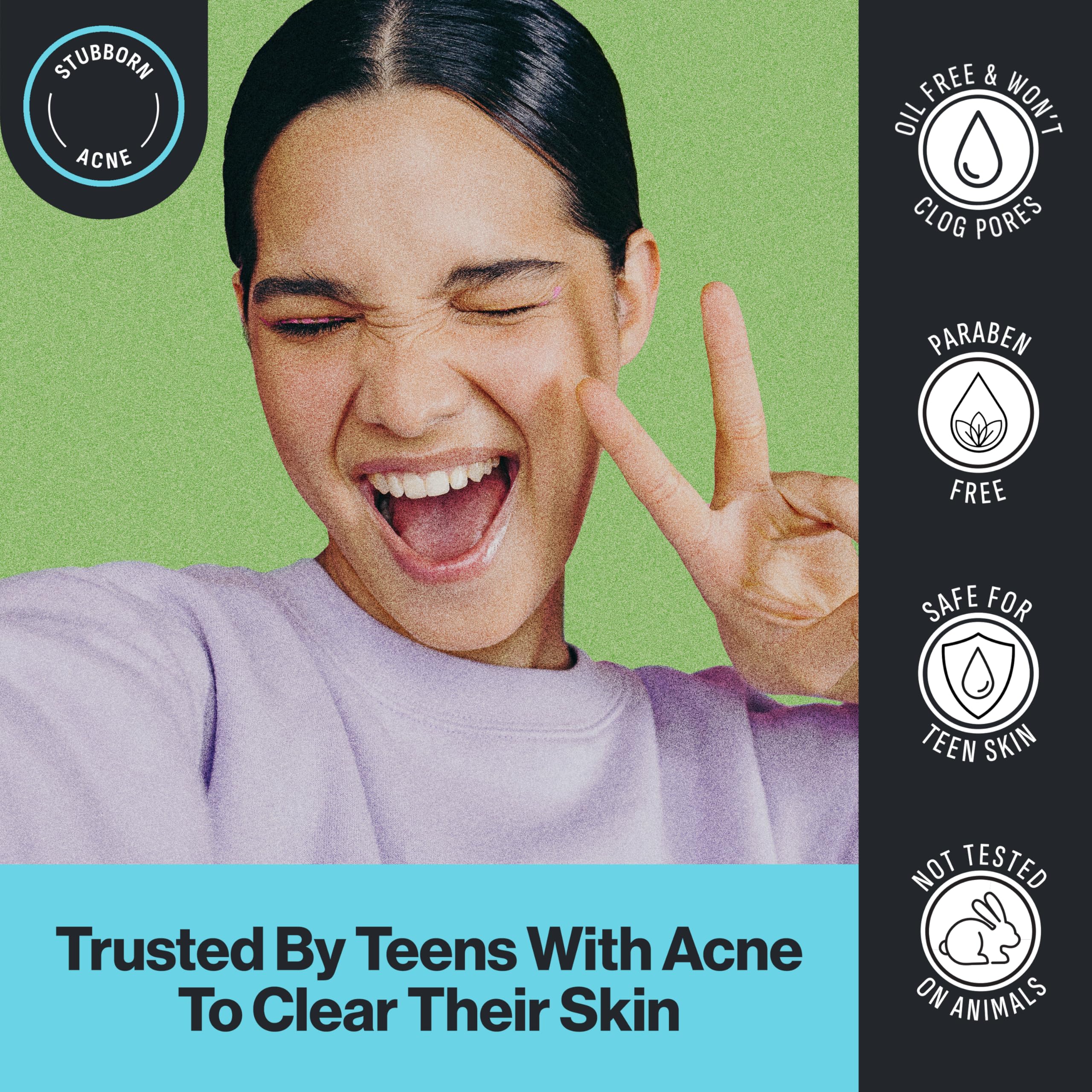 Oxy acne cleansing pads open jar showing pad stack