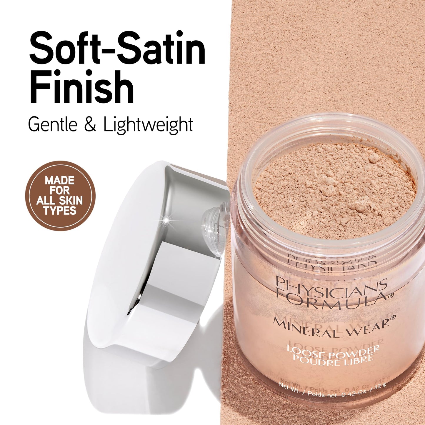 Physicians Formula mineral face powder packaging details