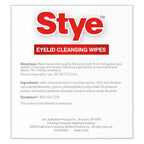 Stye cleansing eyelid wipes lifestyle on-the-go packaging view