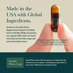 Natural plant-based liquid phyto-capsules for calming the mind and daily stress management