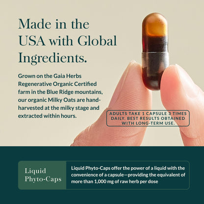 Natural plant-based liquid phyto-capsules for calming the mind and daily stress management