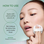 Laneige Neo Essential Blurring Finish Powder applied on skin