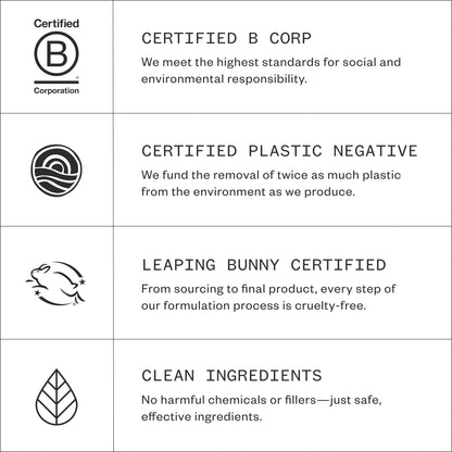 Ursa Major essential face wipes branding and eco-friendly certification