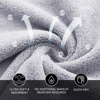 Demonstration of highly absorbent microfiber washcloth