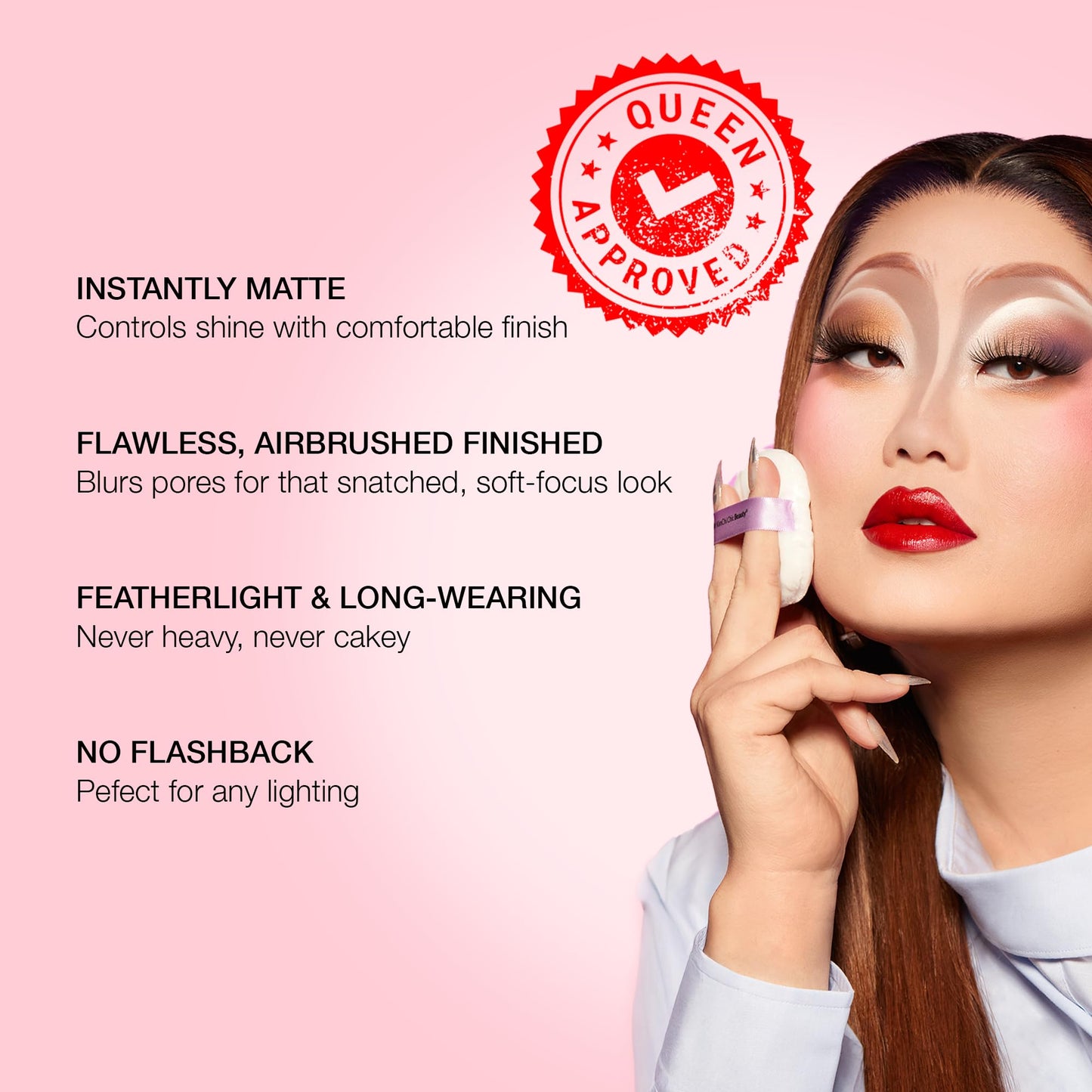 KimChi Chic Beauty setting powder texture closeup