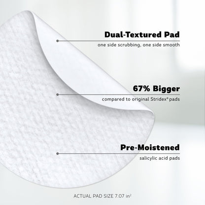 Stridex alcohol-free face and body exfoliating pads