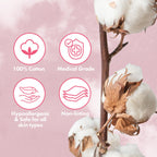 Intrinsics facial wipes opened to four by four inches
