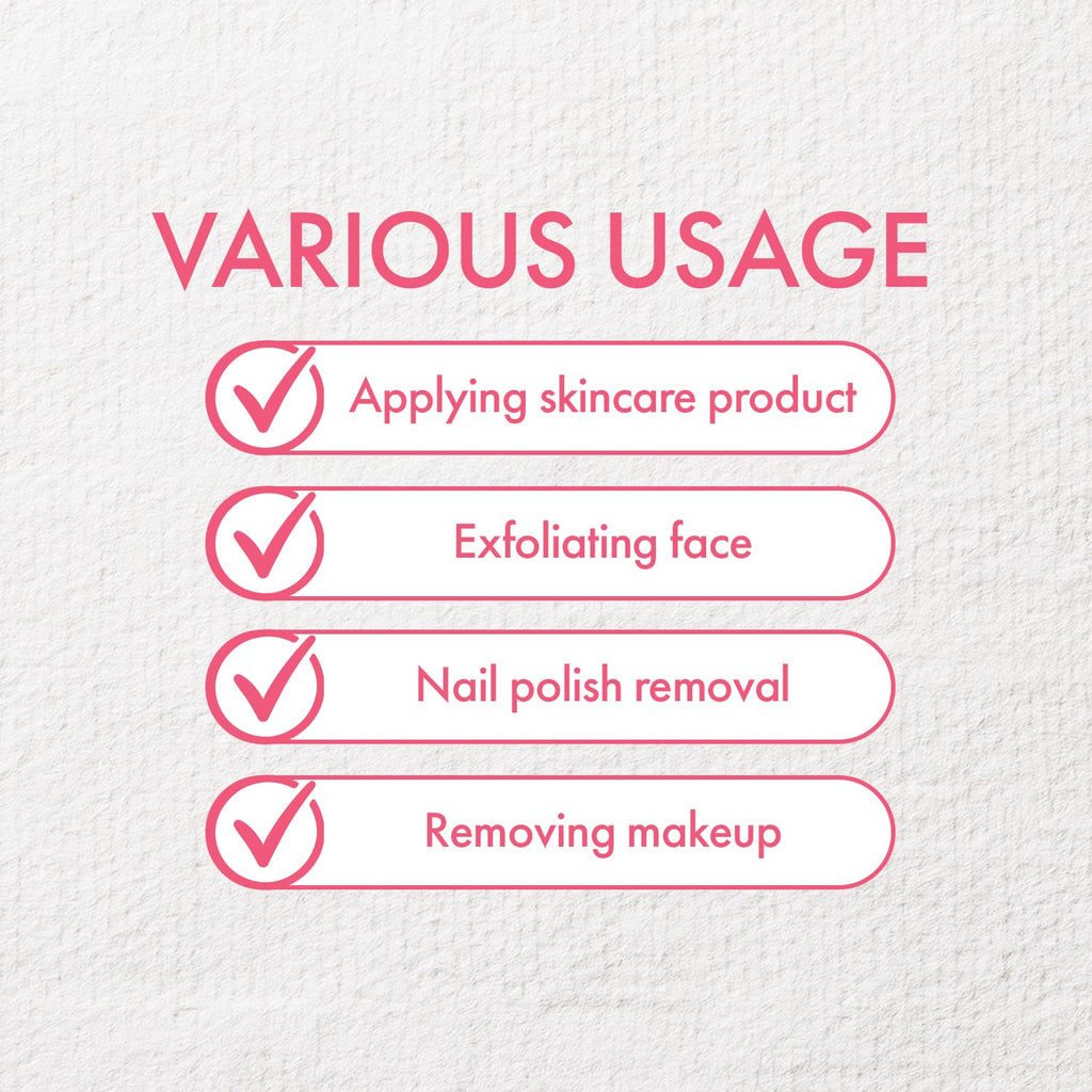 Intrinsics skincare cotton pads box side profile