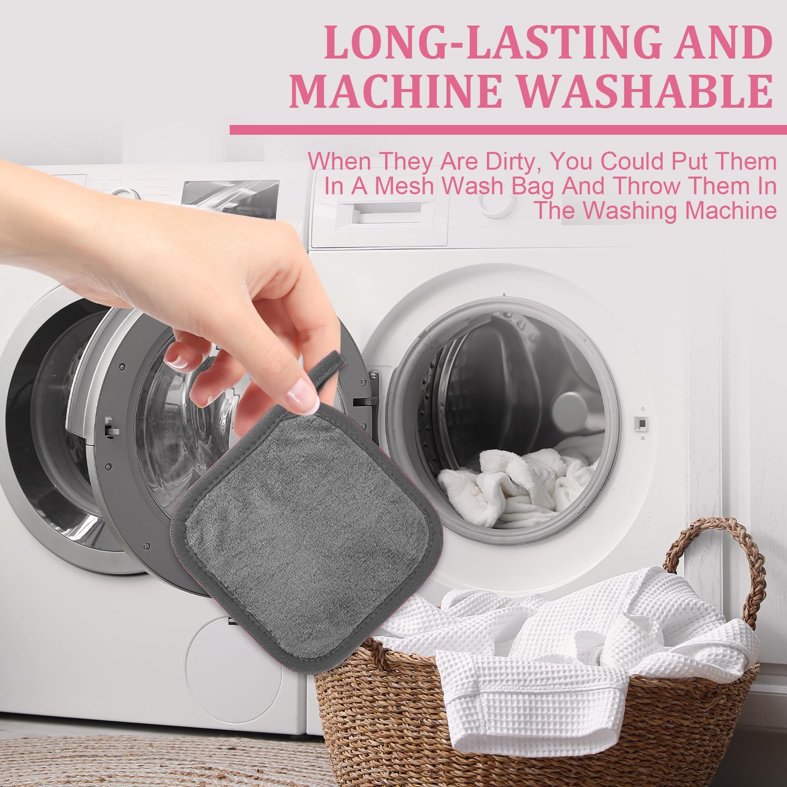 Travel friendly Puomue makeup remover towel in hand