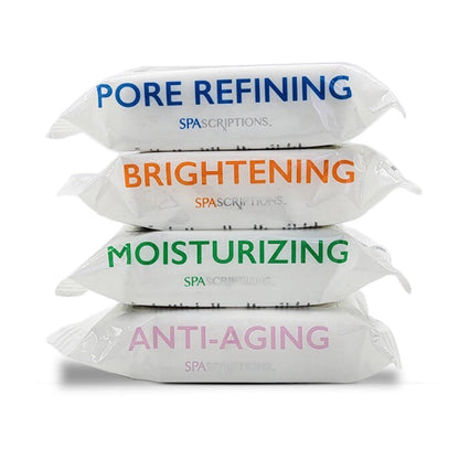 SpaScriptions brightening vitamin C wipes package detail
