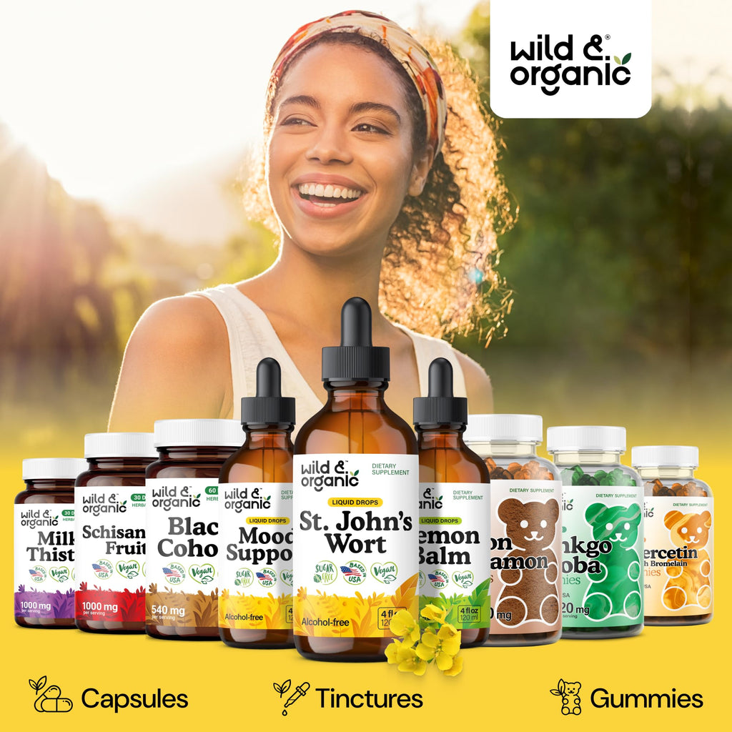 USA imported authentic Wild & Organic dietary supplement for emotional balance