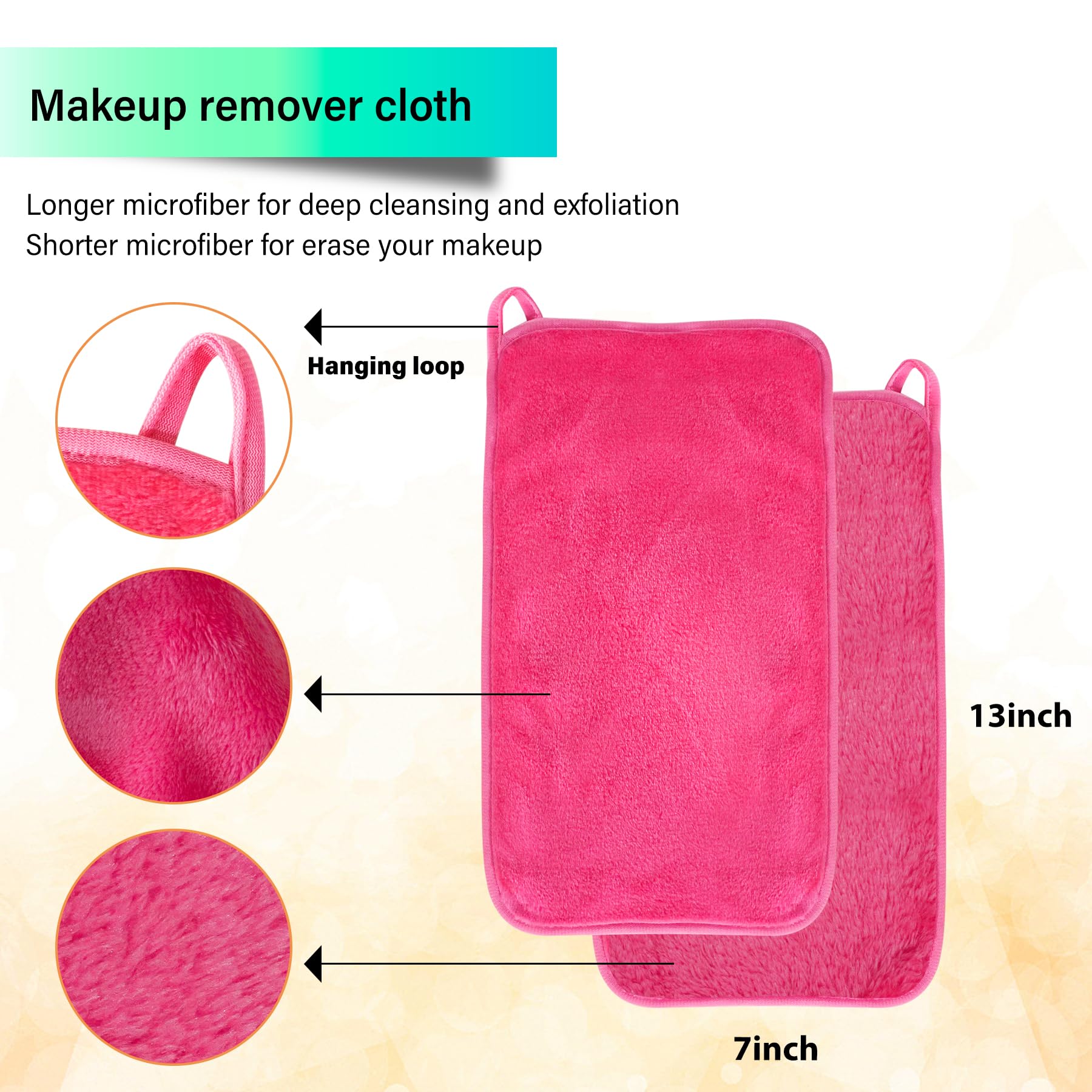 Person using Nugilla face wash cloth for makeup removal