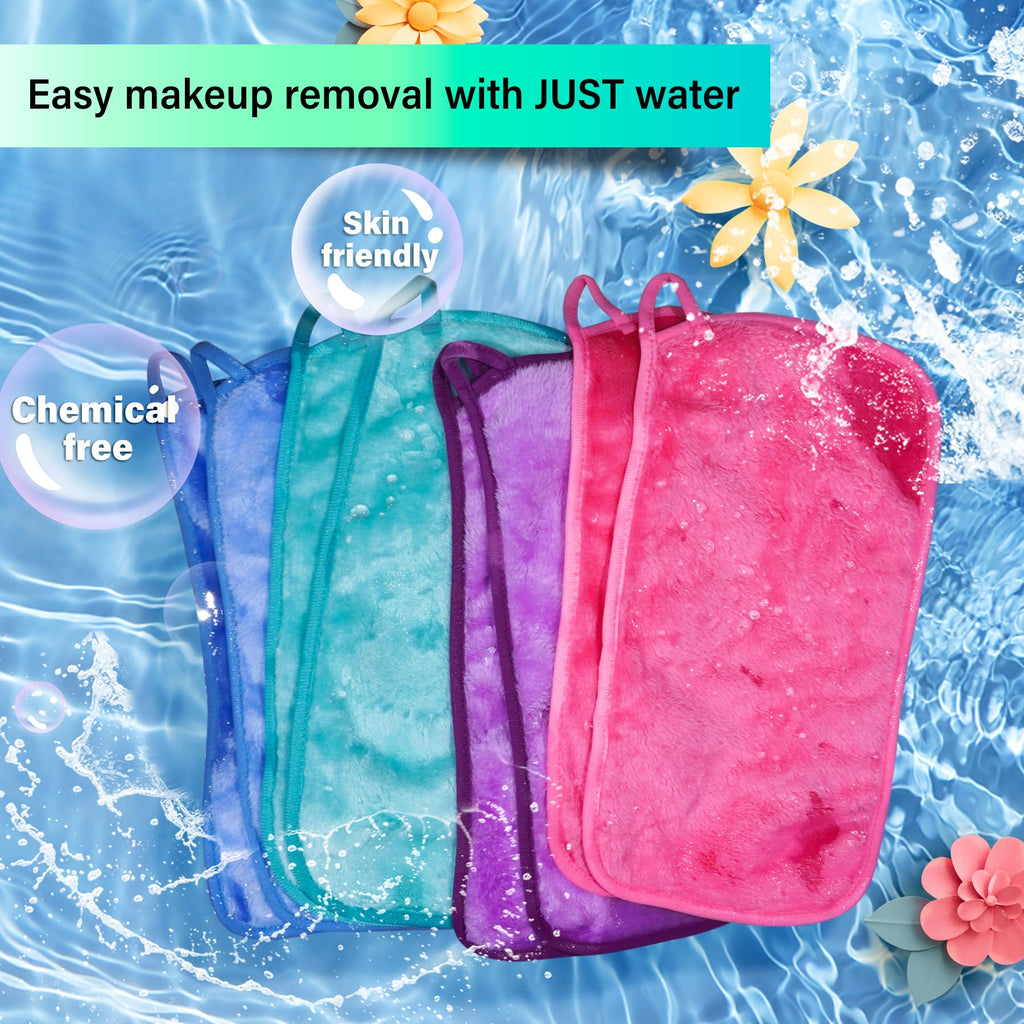 Nugilla microfiber face cloth for women in use