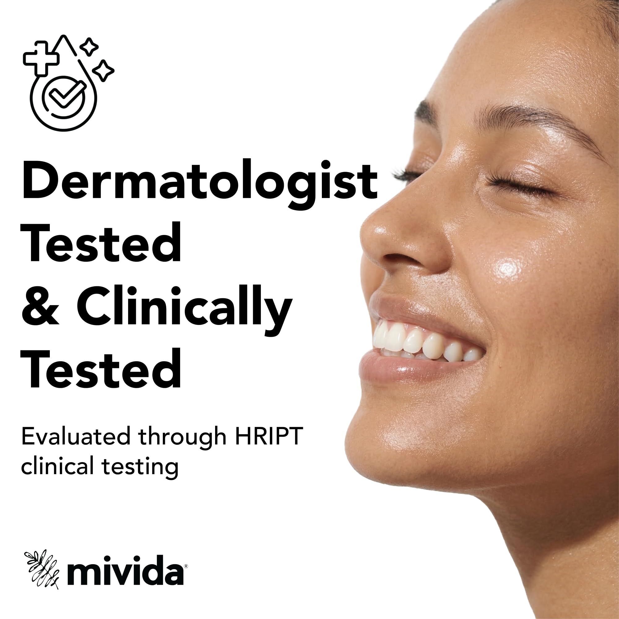 Mivida Hyaluronic Acid makeup wipes showing travel friendly flip top