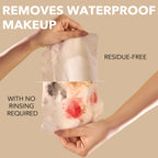 Mivida hyaluronic acid skincare wipes in hand for scale