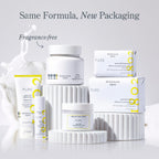 Back view of Beekman 1802 fragrance free wipes ingredient list