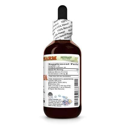 Hawaii Pharm alcohol free velvet bean liquid extract ingredients label