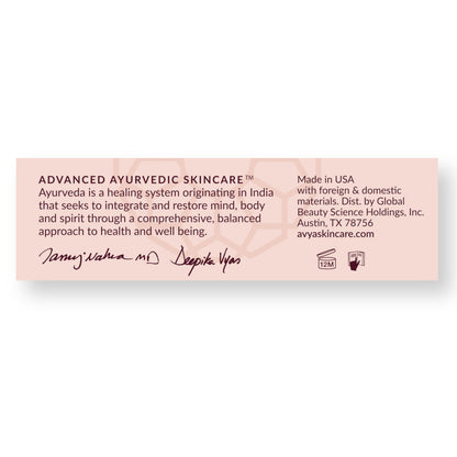 AVYA SPF 40 Tinted Moisturizer 10ml travel size bottle showing consistency and tone
