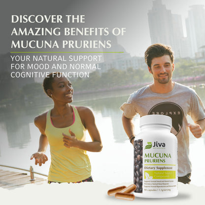 High potency dopamine support vegan capsules by Jiva Botanicals