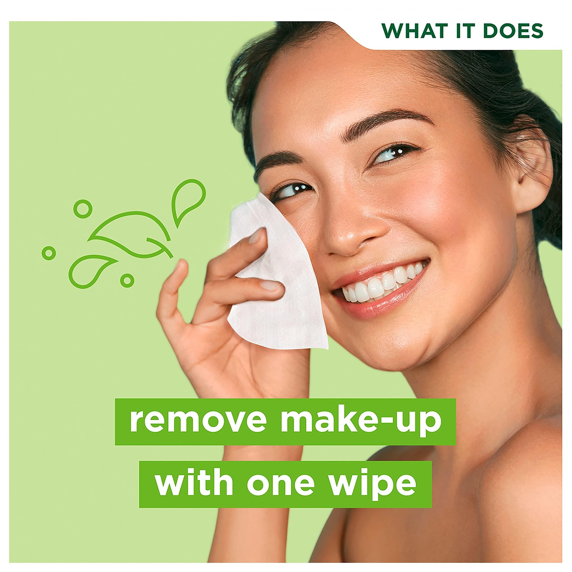 Simple face wipes travel size convenient packaging