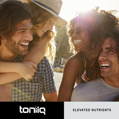 Full view of Toniiq non-GMO hypericin extract container for natural lifestyle wellness