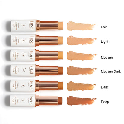 Travel friendly hydrating complexion stick packaging details and net weight info