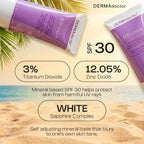 DERMAdoctor DD cream packaging box side angle