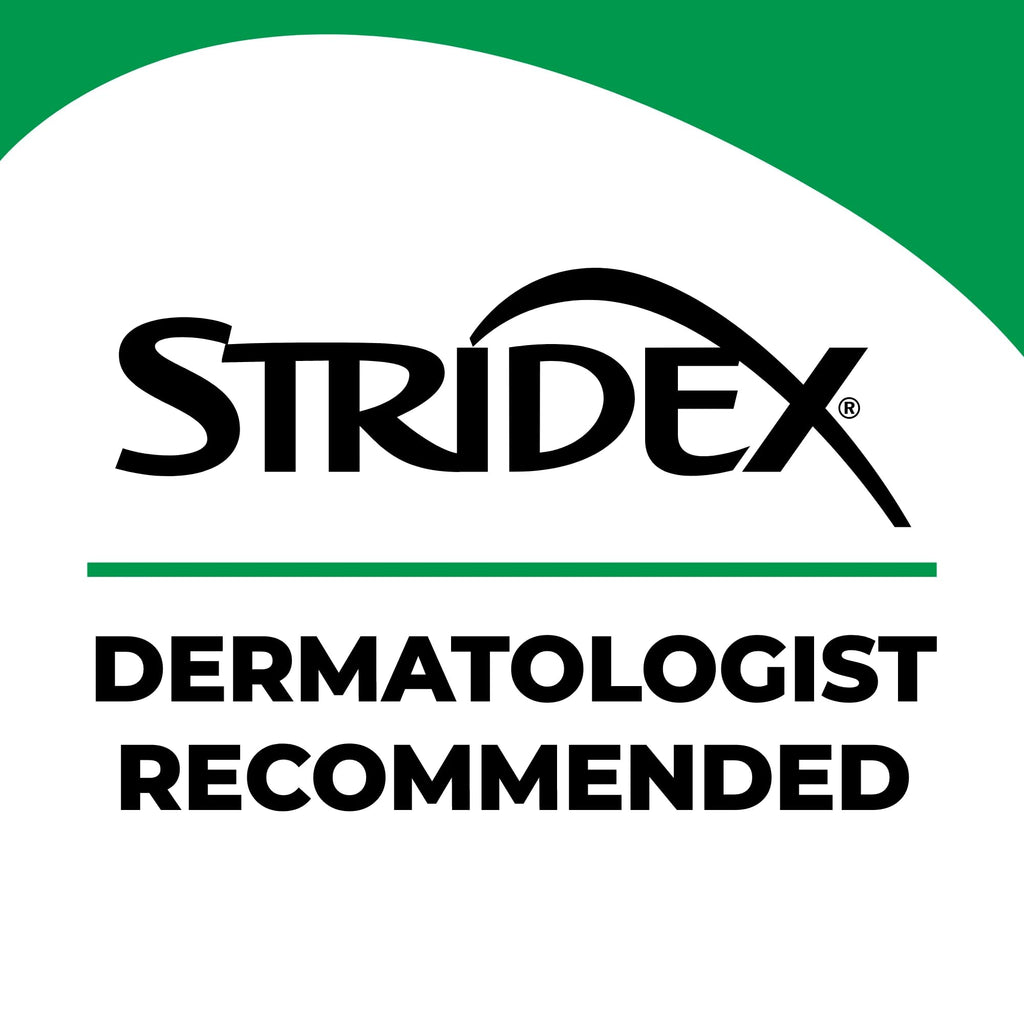 Stridex Sensitive Acne Pads packaging back view