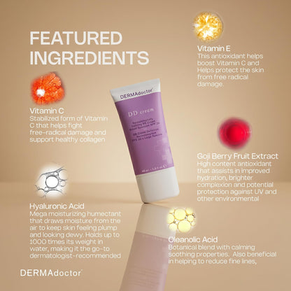 Lightweight sheer coverage tinted moisturizer tube back label instructions.