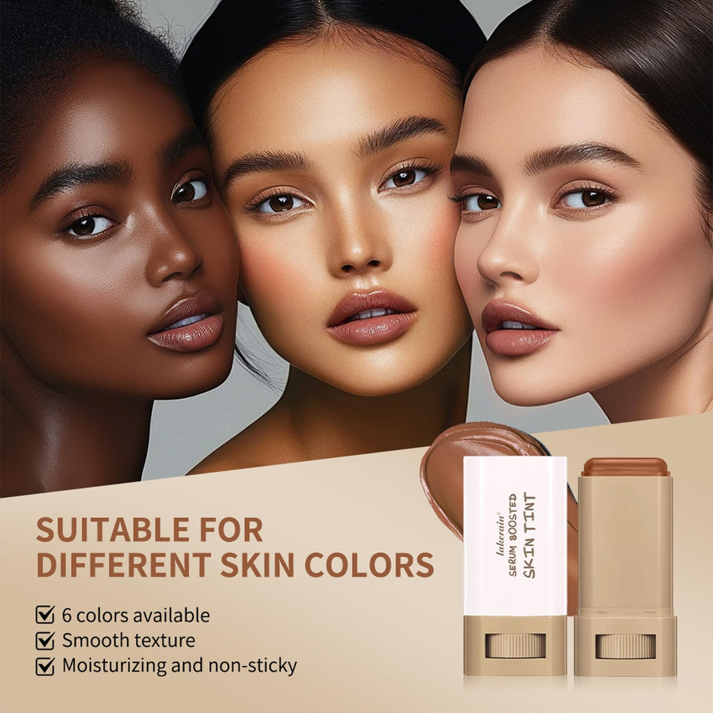 Deerelf skincare infused tint stick side profile view