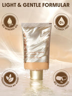 Sheglam dew and done skin tint texture swatch