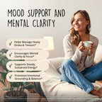Natural non GMO stress relief pills with Ashwagandha and Rhodiola