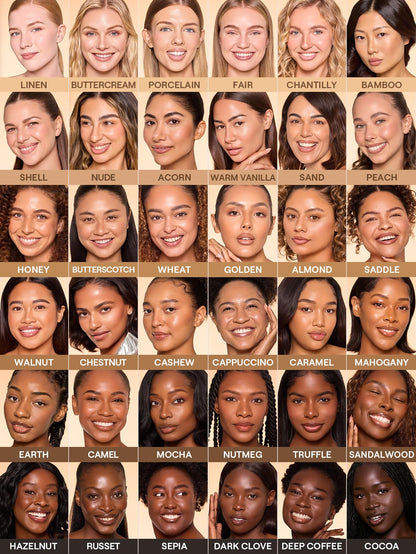 An overview of the authentic SHEGLAM skincare and makeup hybrid bottle imported from the United States.