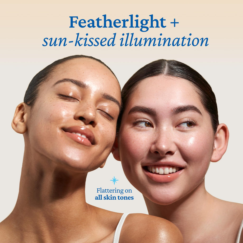 Belif Dew Guard Vitamin C Glow Tint SPF 40 texture swatch on skin