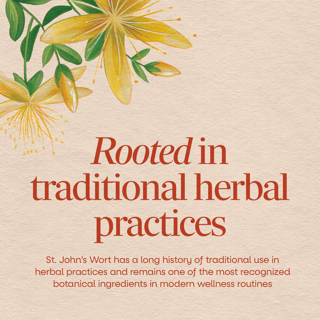 Nature's Way St. John's Wort nutritional facts panel