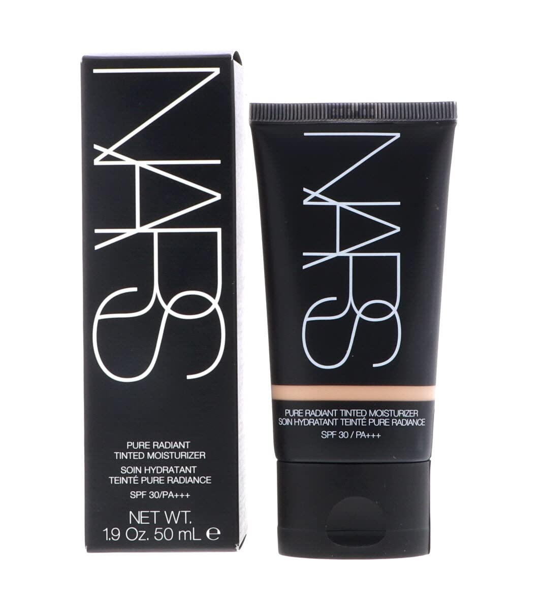 NARS St Moritz golden undertone tinted cream texture smudge close up