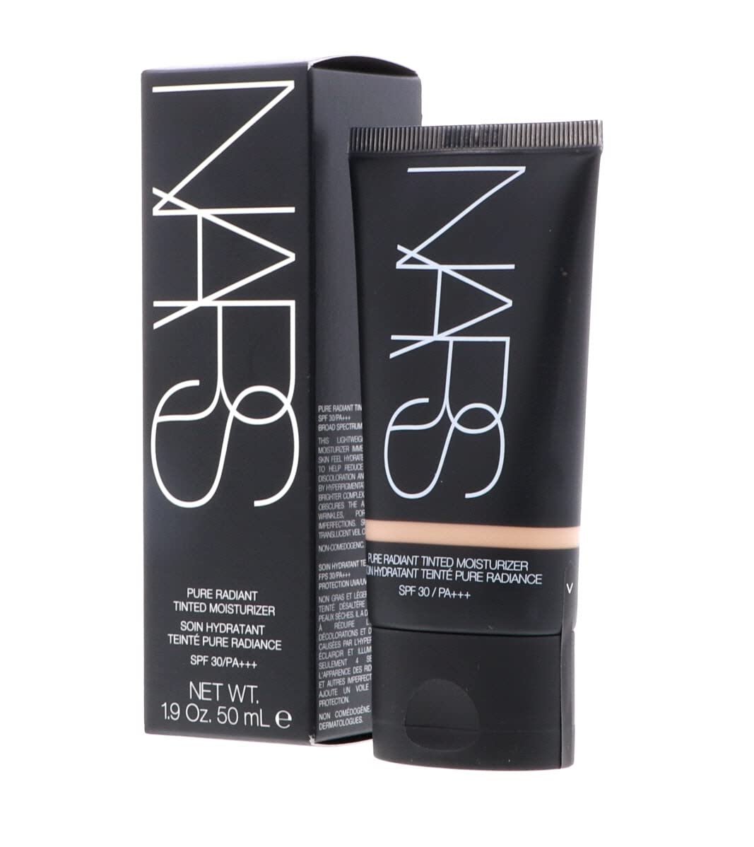 Authentic NARS imported face moisturizer tube cap detail view